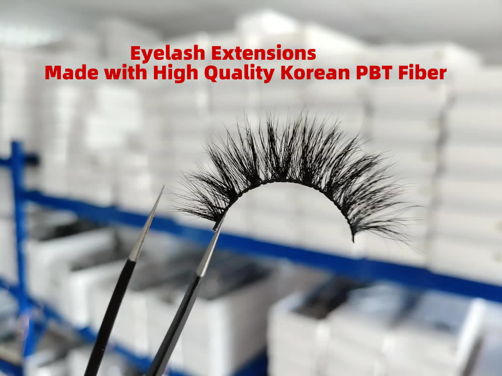 Eyelash Extensions Made With High Quality Korean Pbt Fiber
