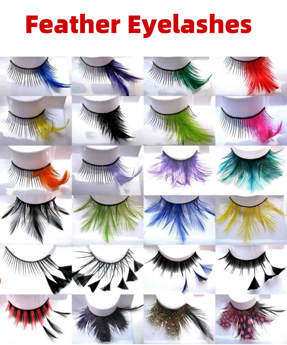 Feather Eyelashes