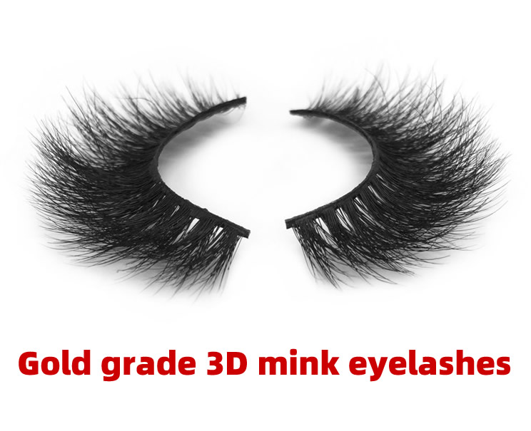 Gold Grade 3d Mink Eyelashes