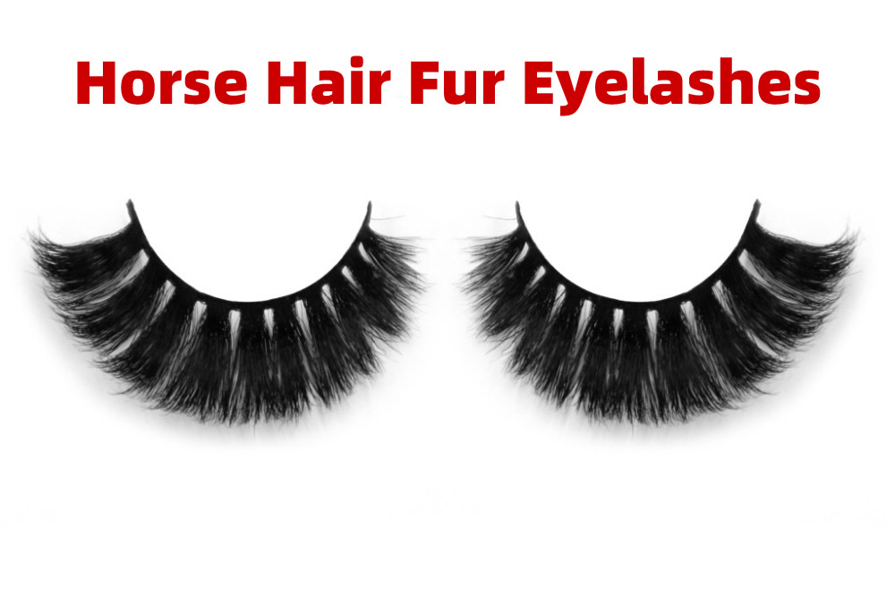 Horse Hair Fur Eyelashes