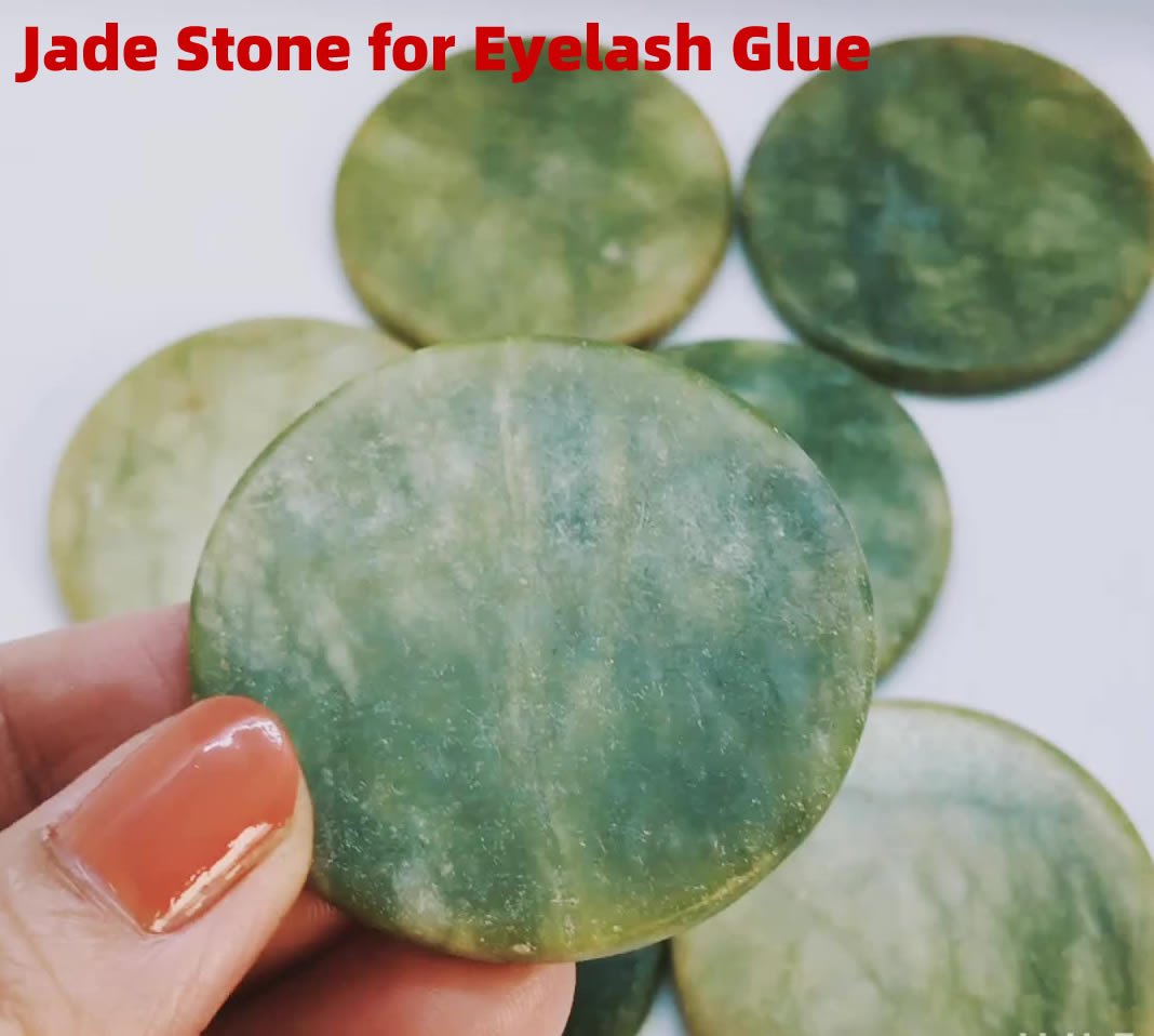 Jade Stone For Eyelash Glue