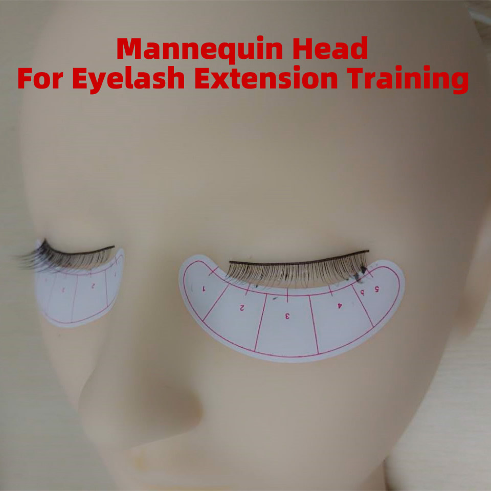 Mannequin Head For Eyelash Extension Training