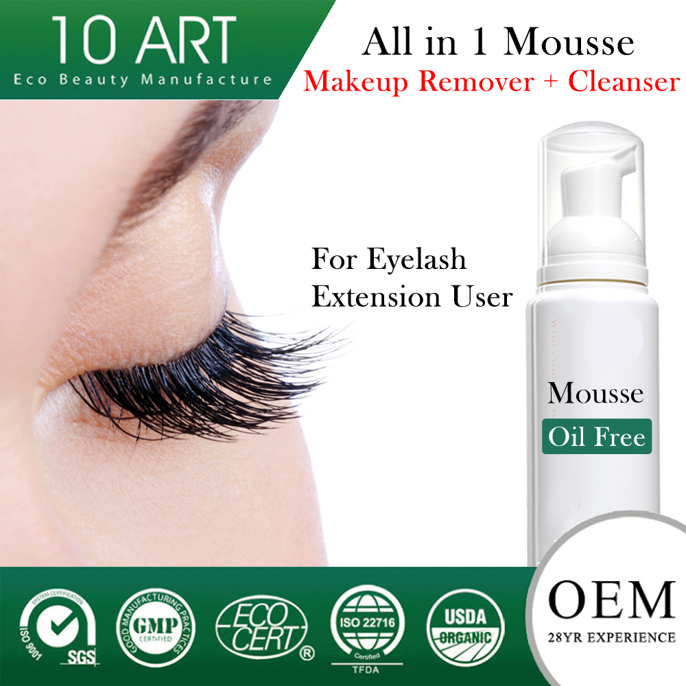 Oil Free Eye Makeup Remover For Eyelash Extensions